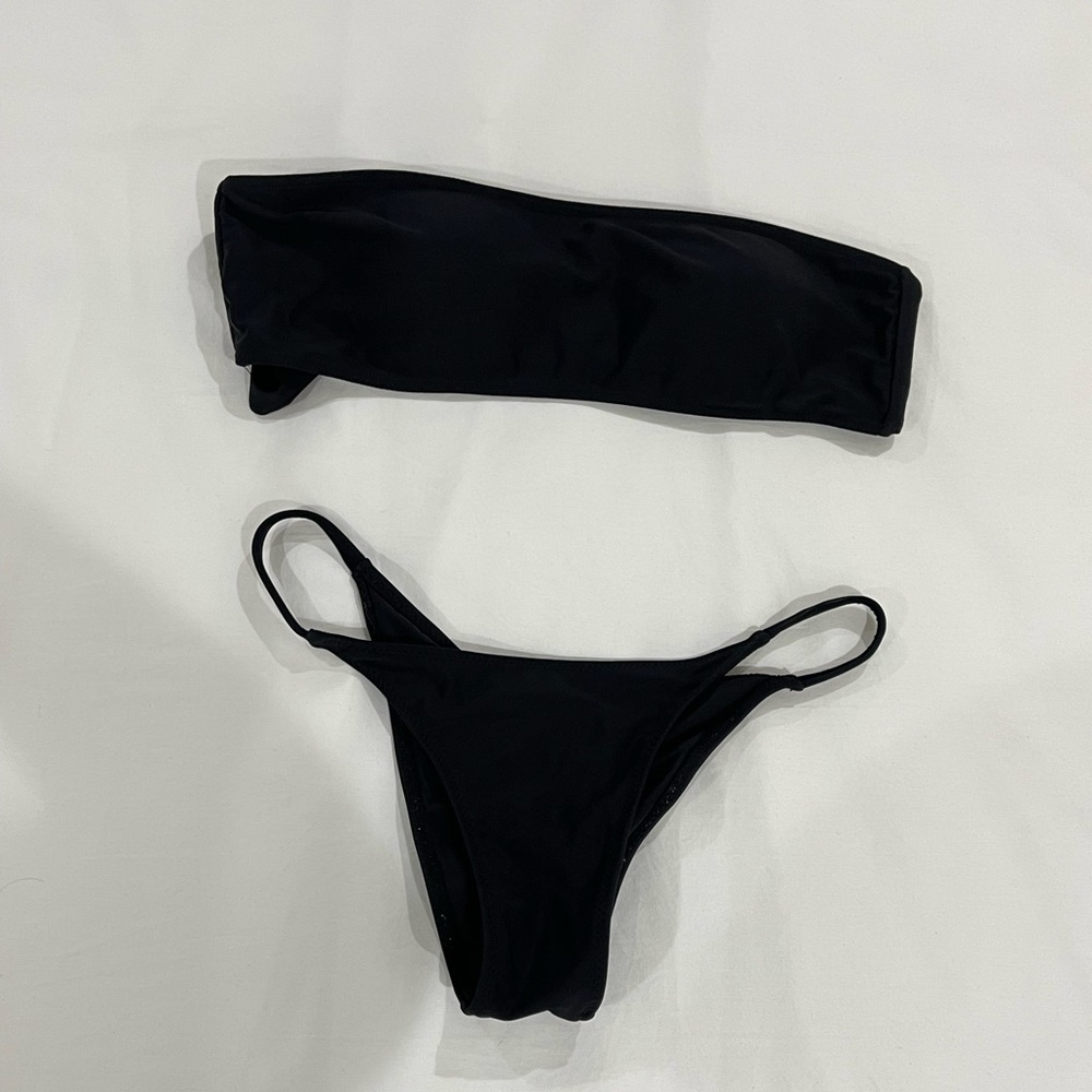 Fox Swim Small Black Bandó and Botoms bikini